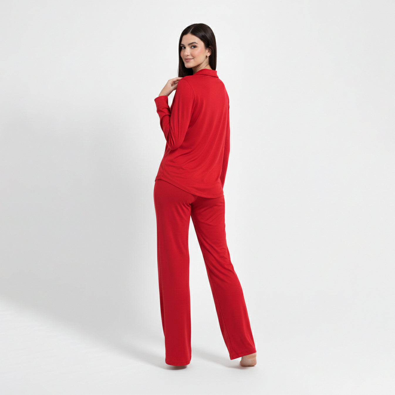 Pyjama femme rouge doux – Confort seconde peau | StayCosy