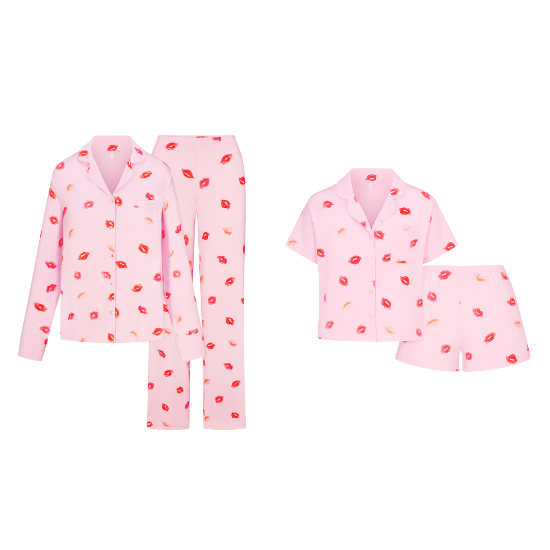 Pyjama Duo Kiss – Ensemble manches longues & courtes