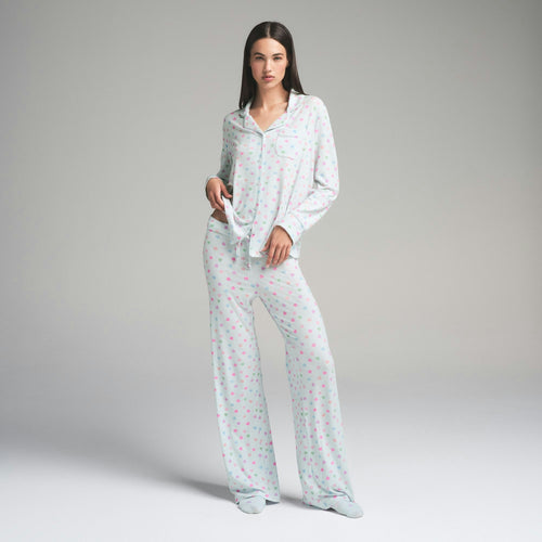 Pyjama femme confortable et extensible – Émeraude