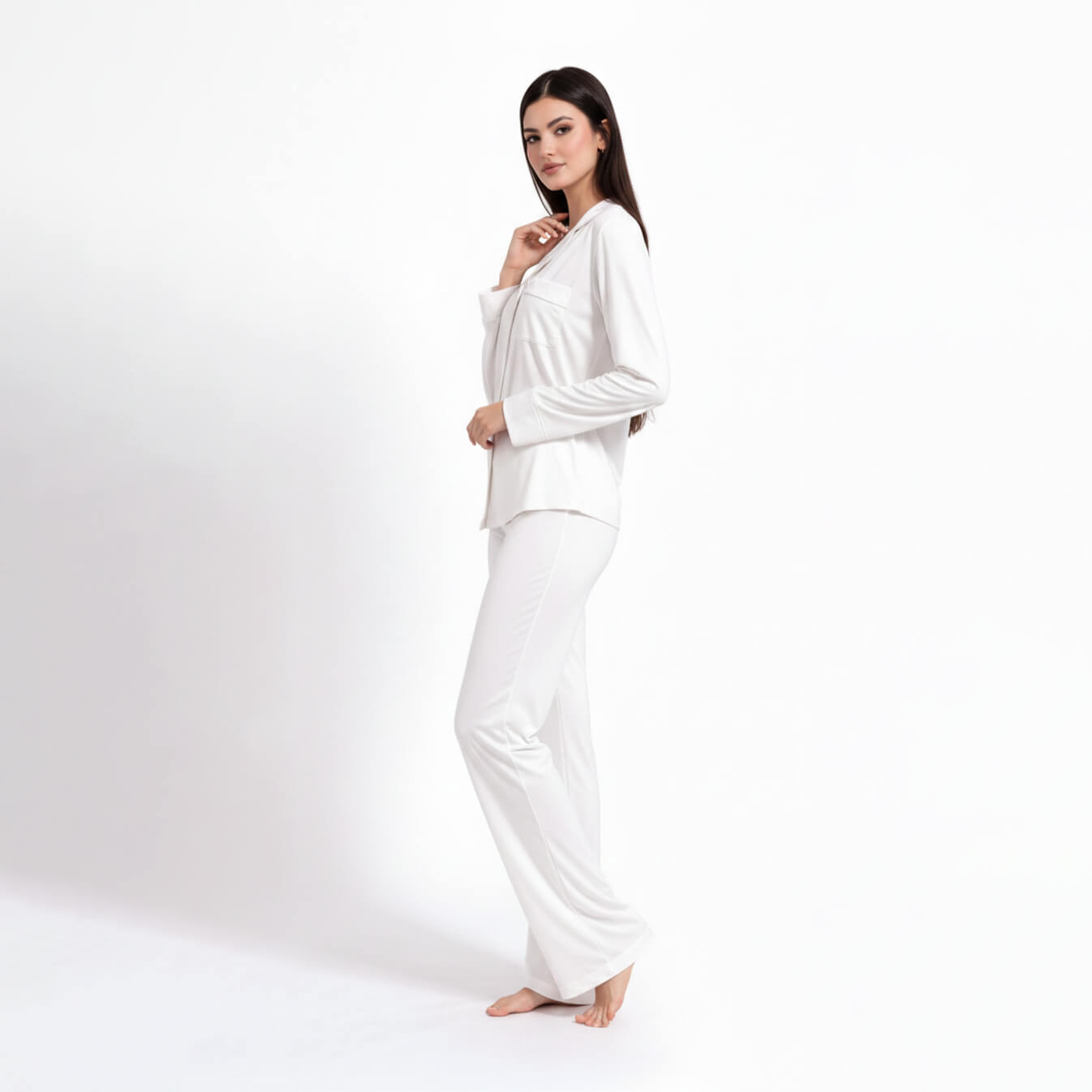 Pyjama femme blanc doux – Confort seconde peau | StayCosy